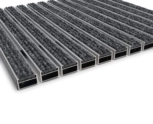 Tappeto d'ingresso per edifici pubblici - Clean System Strong (profile 2,5 mm) - TechemMatten - per edificio / per centro commerciale / per aeroporto