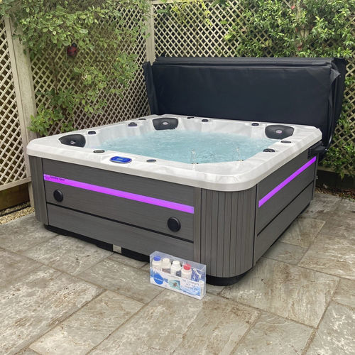 Spa fuoriterra - CX-5 A - Catalina Spas - quadrata / 5 posti / in acciaio inox