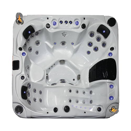 Spa fuoriterra - Nebula - Catalina Spas - quadrata / 5 posti / in legno
