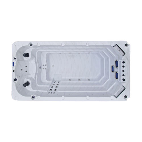 Spa per nuoto controcorrente fuoriterra - Amazon 4.8 - Catalina Spas - rettangolare / 1 posto / in acciaio inox