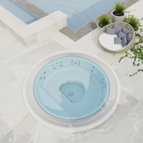 Spa da incasso - Mila - Catalina Spas - rotonda / sette posti / in alluminio