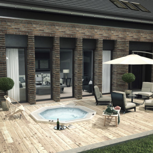Spa da incasso - Natalie - Catalina Spas - fuoriterra / ottagonale / 5 posti