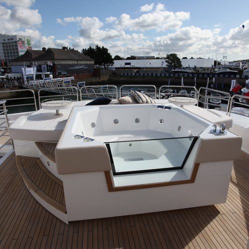 Spa fuoriterra - Catalina Spas - rettangolare / multiposto / in acciaio inox