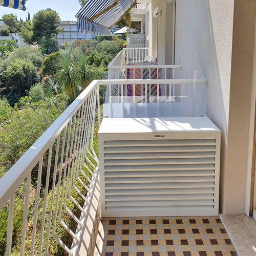 Copri condizionatore in alluminio - GAMME ALU S - DECOCLIM - S / da esterno / da pavimento