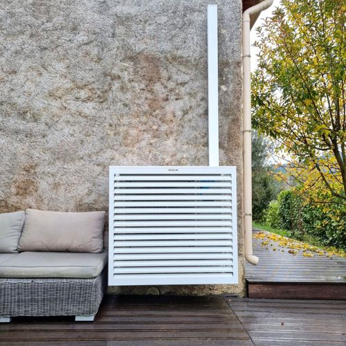 Copri condizionatore in alluminio - GAMME ALU L - DECOCLIM - L / da esterno / da pavimento