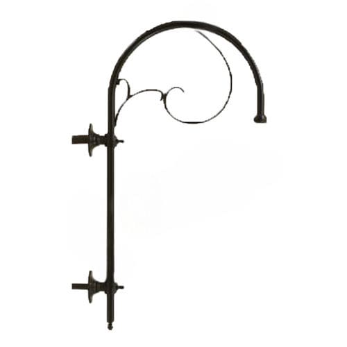 Braccio per lampione stradale moderno in ferro galvanizzato - Cod 392 - EUROCOM SRL