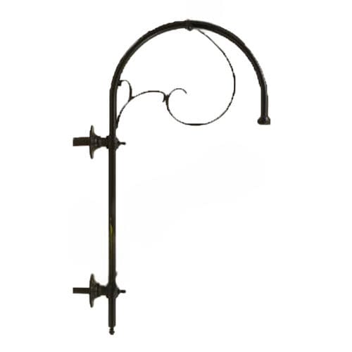 Braccio per lampione stradale moderno in ferro galvanizzato - COD 392/A - EUROCOM SRL