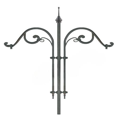 Braccio per lampione stradale moderno in ferro galvanizzato - COD 357 - EUROCOM SRL