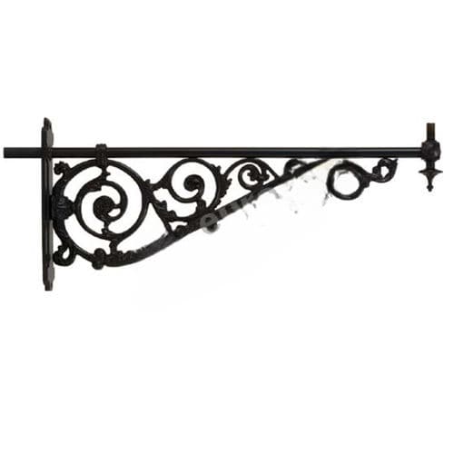 Braccio per lampione stradale moderno in ferro galvanizzato - COD 400 - EUROCOM SRL