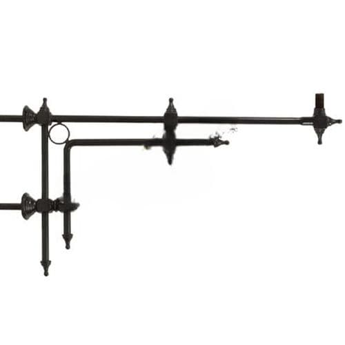 Braccio per lampione stradale moderno in ferro galvanizzato - COD 402 - EUROCOM SRL