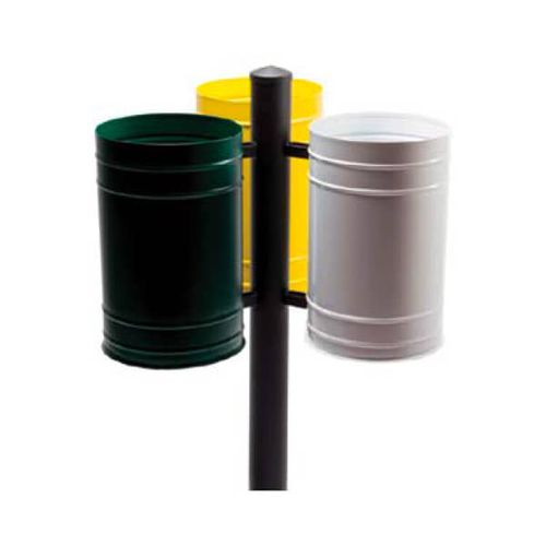 Supporto per sacco della spazzatura pubblico - LITTER BINS - EUROCOM SRL - da terra / in ferro galvanizzato / da esterno