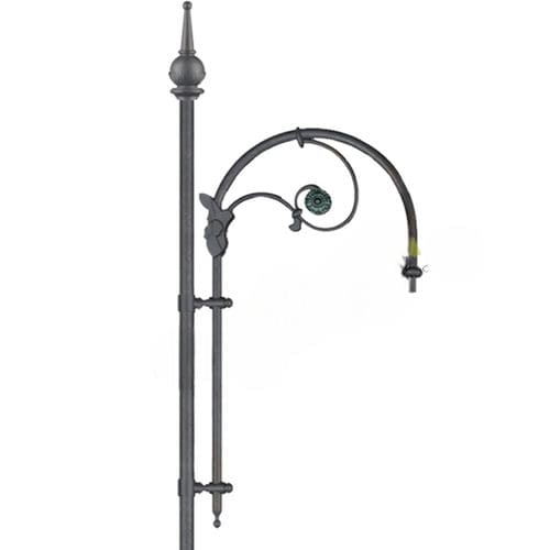 Braccio per lampione stradale moderno in ferro galvanizzato - COD 365 - EUROCOM SRL