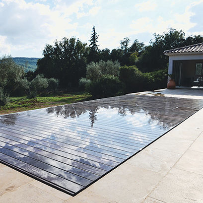 Fondo mobile a straripamento - ELEVATE - in acciaio inox 316 L / in legno / in ceramica
