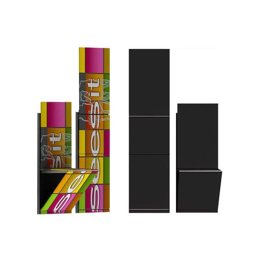 Totem pubblicitario - AMD SALOMON DESIGN - di segnalazione / a doppia faccia / in acciaio