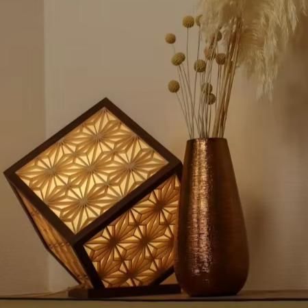 Lampada da tavolo - KUMIKO - Kitsutaka Co., Ltd. - in legno / tradizionale / senza fili