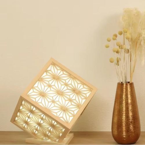 Lampada da comodino - SHOJI KUMIKO (WA-MODERN DESIGN) - Kitsutaka Co., Ltd. - in legno / classica / senza fili
