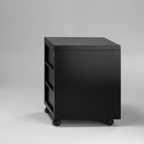 Cassettone contemporaneo - ICON QS53 - Emme Italia srl - in acciaio / con cassetti / rettangolare