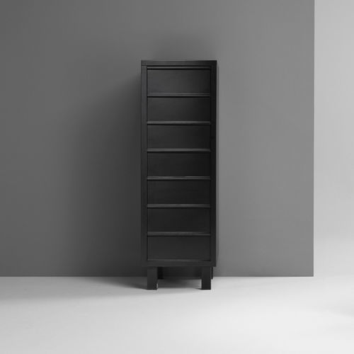 Cassettone alto - ICON SETTIMANALE - Emme Italia srl - contemporaneo / in acciaio / con cassetti