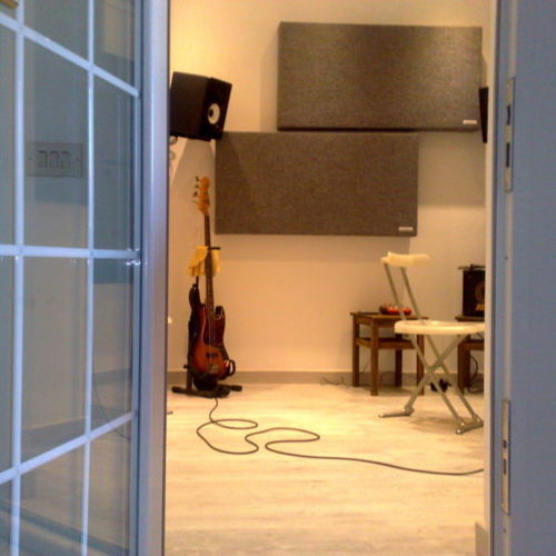 Pannello fonoassorbente per muro - KOMBAT 10 - Oudimmo Acoustic Design - per soffitto / in tessuto / rettangolare
