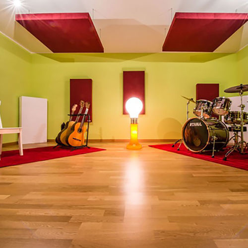 Pannello fonoassorbente sospeso - AKUTRAP - Oudimmo Acoustic Design - per muro / per soffitto / in tessuto
