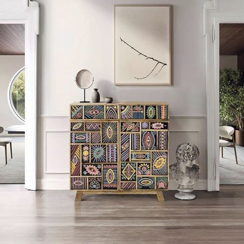 Credenza contemporanea - 1767 - Giner y Colomer - in acacia / in legno massiccio / in legno dipinto a mano