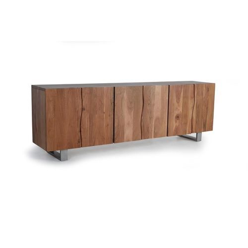 Credenza contemporanea - 1438 - Giner y Colomer - in metallo / in acacia / con ripiano