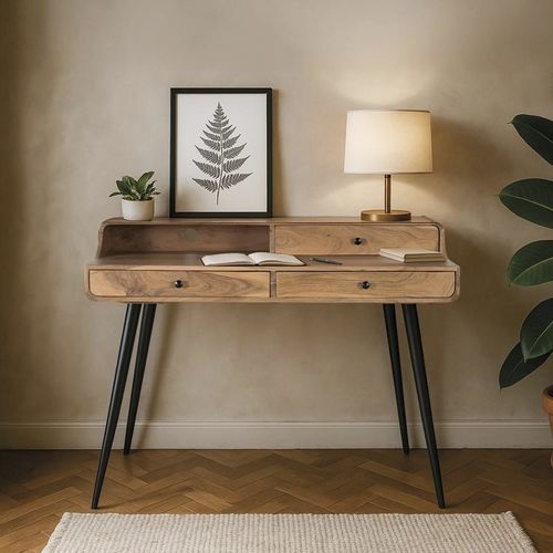 Consolle contemporanea - 1629 - Giner y Colomer - in legno / con supporto in metallo / rettangolare