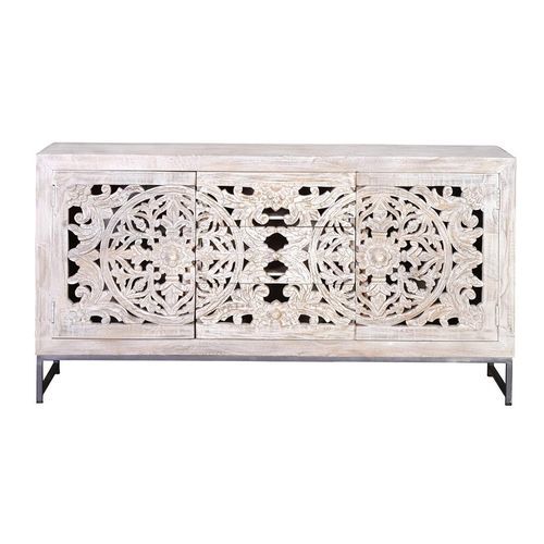 Credenza contemporanea - 6894 - Giner y Colomer - in metallo / in legno intagliato / con cassetti