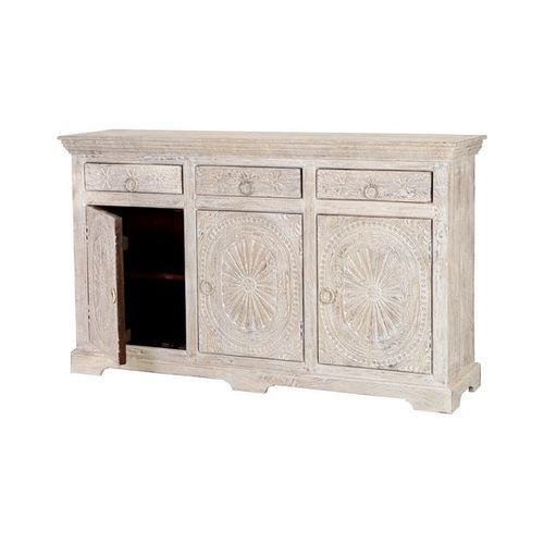 Credenza contemporanea - 6818 - Giner y Colomer - in legno / in legno intagliato / con ripiano