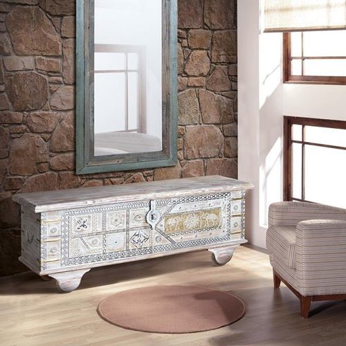 Cassapanca contemporanea - 6403 - Giner y Colomer - in legno / in bronzo