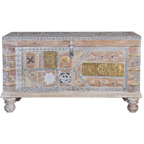Cassapanca contemporanea - 6657 - Giner y Colomer - in legno / in bronzo