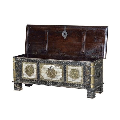 Cassapanca classica - 6498 - Giner y Colomer - in legno / in bronzo