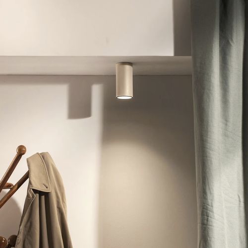 Plafoniera contemporanea - CROMIA - Plato Design srls - tubolare / in calcestruzzo / LED