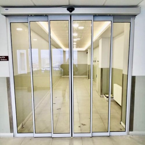 Porta industriale telescopica - ICAT® - RSA Door Systems - in plastica / in alluminio anodizzato / elettrica
