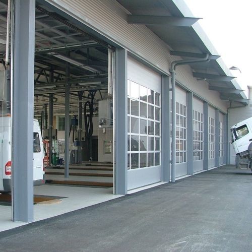 Porta industriale sezionale - ICAT®  - RSA Door Systems - in alluminio / in acciaio / in acciaio inossidabile