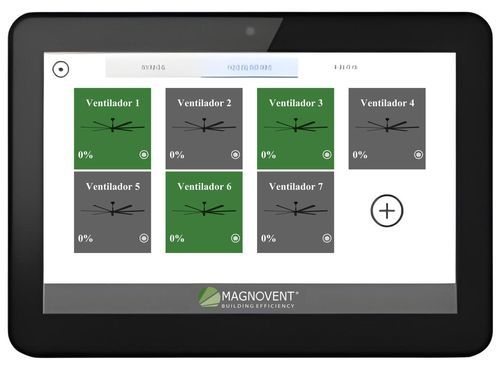 Sistema di regolazione automatico di ventilazione centralizzato - MAGNOCONTROL 10/25 - Anemoi Fans - industriale / per appartamento / programmabile