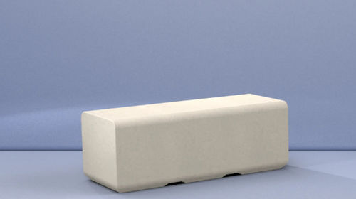 Panca per spazi pubblici design - BEAM 1250 - Sirolis - in cemento armato / senza schienale / senza braccioli