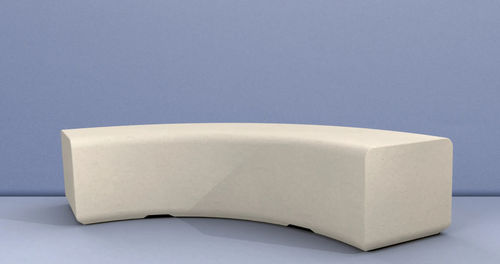 Panca per spazi pubblici curva - BEAM R1500 - Sirolis - design minimalista / in calcestruzzo / senza schienale