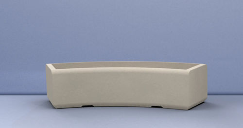 Fioriera in calcestruzzo - BEAM R2500 - Sirolis - curva / modulabile / 100% riciclabile
