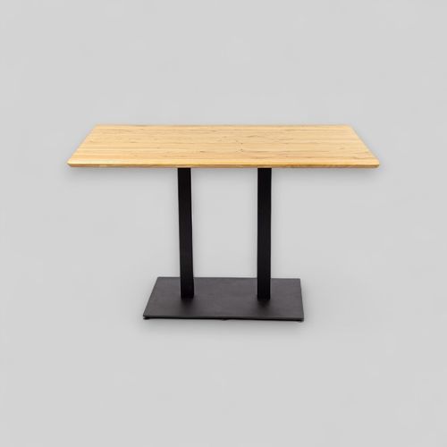 Tavolo alto contemporaneo - Meubles des Carpates - in metallo / in legno / in rovere