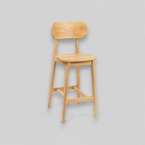 Sgabello da bar contemporaneo - POLO - Meubles des Carpates - in rovere / con supporto in quercia / con 4 gambe