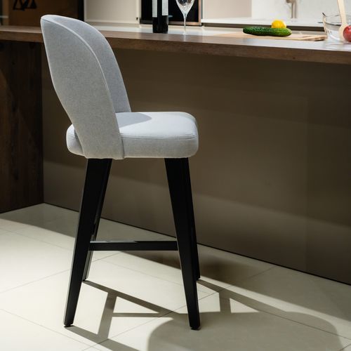 Sedia alta contemporanea - FORTE - Meubles des Carpates - da interno / in tessuto / con poggiapiedi