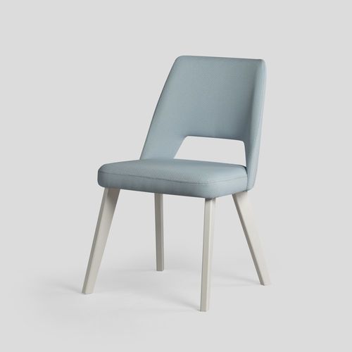 Sedia da pranzo contemporanea - HYGGE - Meubles des Carpates - per cucina / da sala / in tessuto