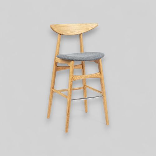 Sgabello da bar contemporaneo - MARIO - Meubles des Carpates - in legno / con supporto in legno / con 4 gambe