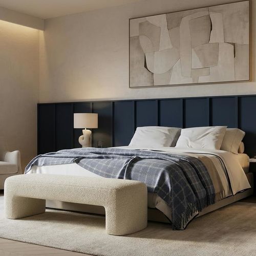 Testiera per letto matrimoniale - WALLWOOD DROIT - Studio Gazelles - per letto singolo / contemporanea / in legno