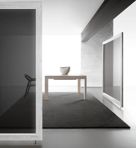 Tavolo contemporaneo - QUARTETTO - BAULINE - in legno / rettangolare / allungabile