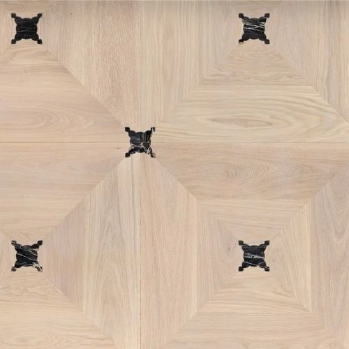 Parquet massello - GEOMETRIC - ALLWOOD - in legno / con intarsio in legno / finitura vernice