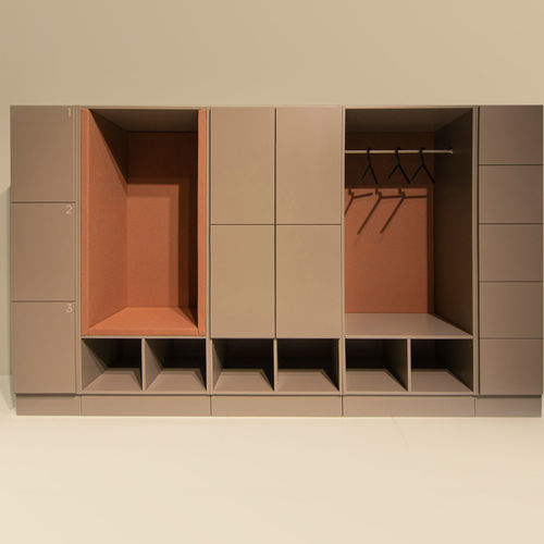 Pannello murale per sistemazione oggetti a muro - EVOLUTION - MIZETTO AB - contemporaneo / in MDF / in laminato