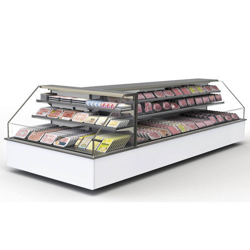 Vetrina refrigerata con scaffali - TWIN SV - Eurocryor - per ristorante / per macelleria / in metallo