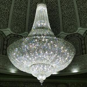 Lampadario in stile Impero - 0197 series - CRISTALUX LIGHTING DESIGN - in acciaio inossidabile / in cristallo / da 12 lampadine